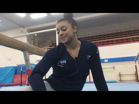 British gymnasts Ellie Downie, Georgia-Mae Fenton & Taeja James on Oksana Chusovitina, 44