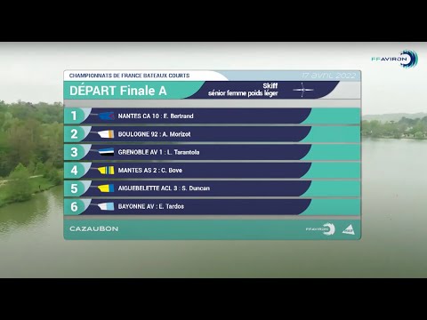 Cazaubon 2022 - Finale A Skiff Senior Femme poids léger