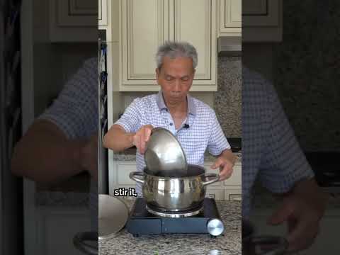 🤤 How to Make the SILKIEST Congee Base! #Shorts