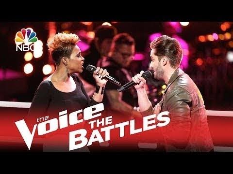 The Voice 2015 Battle - Cassandra Robertson vs Viktor Király - 'Nobody Knows'