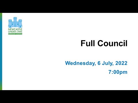 Full Council  06/07/2022