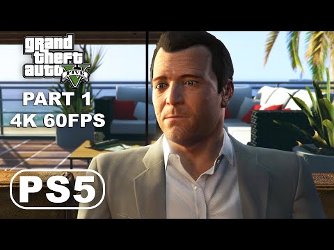 GRAND THEFT AUTO 5 PS5 Gameplay Walkthrough Part 1 - GTA 5 PS5 Ultra Graphics 4K 60FPS