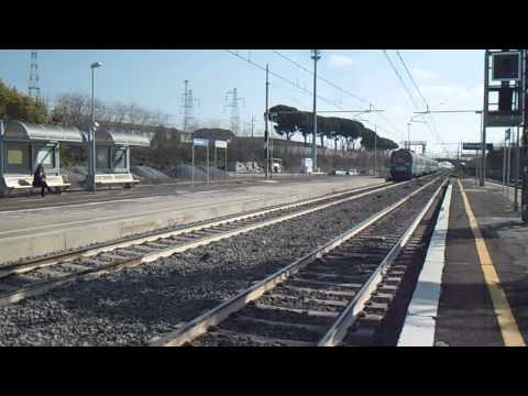 ALe 801/940 "Fanta" in partenza da Pomezia!