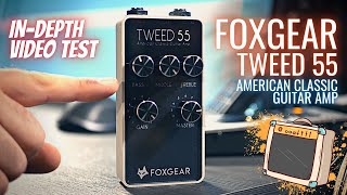 Video thumbnail for FoxGear Tweed 55, il suono americano in un pedale amp-in-a-box da 55 watt - Video Test by Musicoff - Where Music Matters