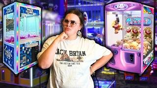 This Arcade Only Has 2 Claw Machines… How Much Can We Win?