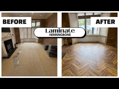How to Install Herringbone Laminate Flooring -Step-by-Step Guide!