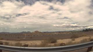 preview picture of video 'Coyote Wash Chevron Gas Station, Wellton, Arizona, drive east on Interstate 8 Freeway, GOPR0032'