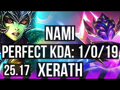 NAMI & Jhin vs XERATH & Kai'Sa (SUP) | 1/0/19 | NA Grandmaster | 25.17