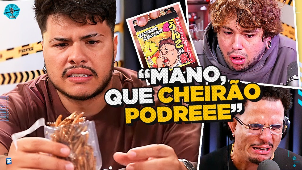 COMENDO MINHOCA, BESOURO E TOMANDO ÁGUA PODRE