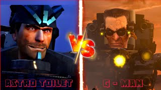 Detainer Astro Toilet vs G-Man || Hindi ||