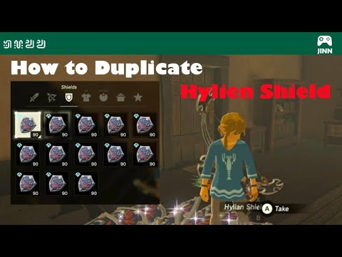 [Zelda BOTW]  : How to Duplicate Hylien Shield. Everyone can do it easily.