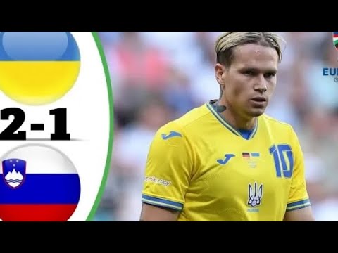 Ukraine Vs Slovakia (2-1) || Highlights & All Goals UEFA EURO CUP Highlights #ukraine
