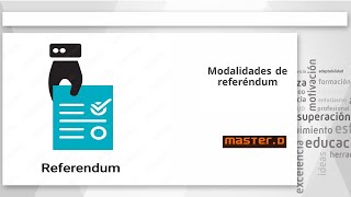 Modalidades de referéndum Modalidades de referéndum