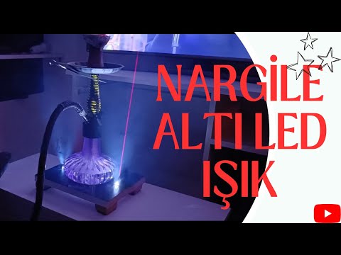 Nargile altı LED ışık yapımı