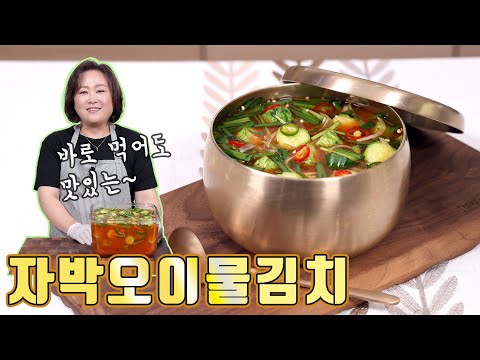 여름김치 이렇게 한번 담가보세요! 매콤시원한 자박오이물김치