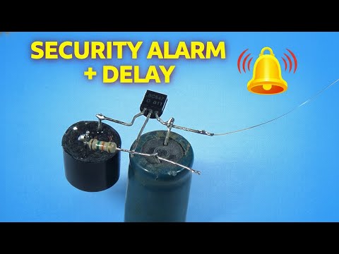Ultra Easy Security Alarm Circuit | DIY Home Security Project