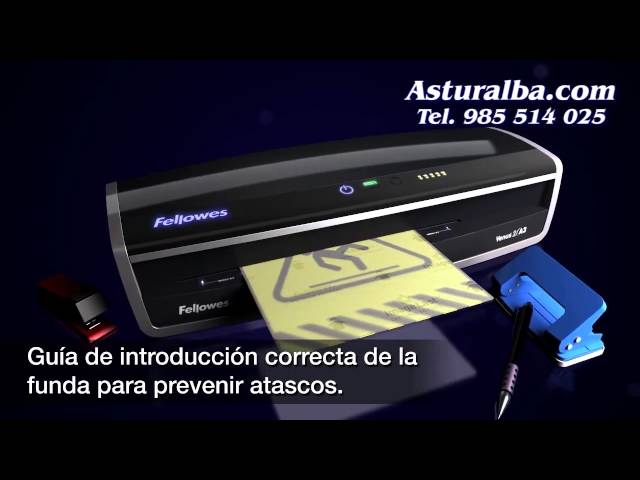 Vídeo relacionado con Fellowes Fundas de Plastificar A4, acabado brillo, 100 hojas, 125 micras, acabado de calidad, con indicadores direccionales Image Last, adecuadas para fotos, avisos y uso diario