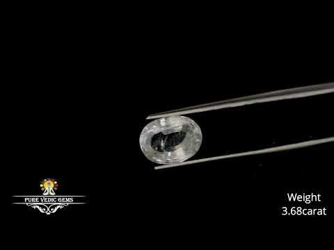 White Sapphire 3.68ct. (Premium) video