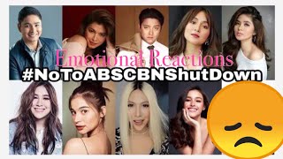 ABS-CBN SIGNS OFF  | KAPAMILYA STAR EMOTIONAL REACTIONS