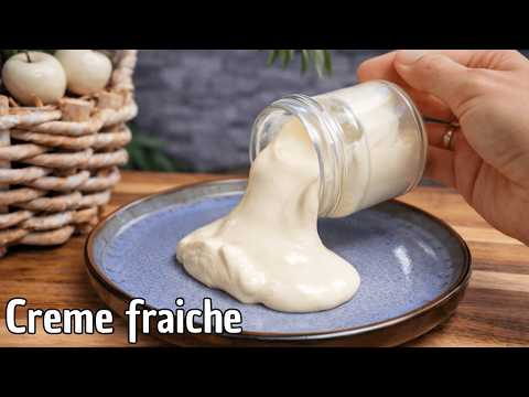 Make your own crème fraîche 😊 only 2 ingredients - no artificial additives #296