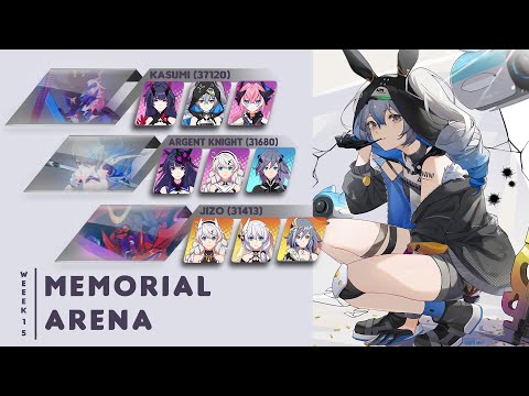 Exalted Memorial Arena W15 : Kasumi (37120),AK (31680),Jizo (31413)