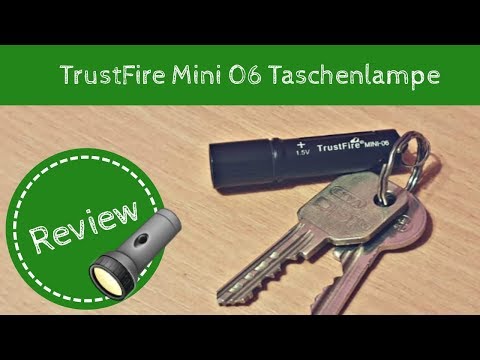Review Trustfire Mini-06 / Kleine Taschenlampe im Bunker getestet
