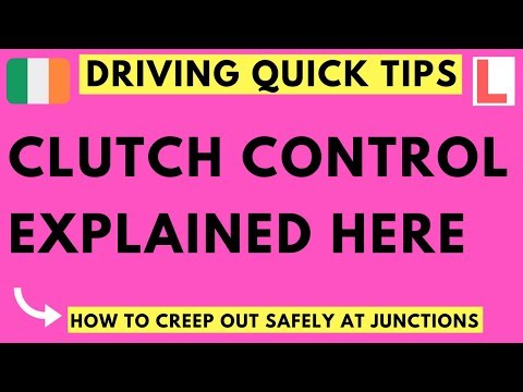How to Use Clutch Control at Junctions - Driving Lesson