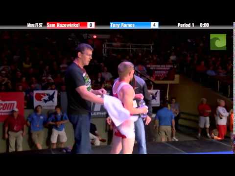 57 KG Finals (1 of 2) - Sam Hazewinkel vs. Tony Ramos