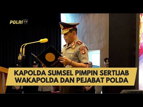 KAPOLDA SUMSEL PIMPIN SERTIJAB WAKAPOLDA DAN PEJABAT POLDA