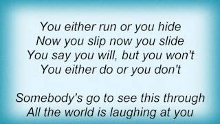 Lindsey Buckingham - You Do Or You Don&#39;t Lyrics
