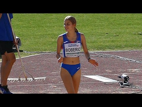 Teodora Boberić (SRB) Long Jump Slow Motion 120 fps Jerusalem 2023