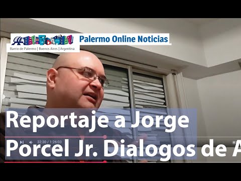 Reportaje a Jorge Porcel Jr. Dialogos de Arte. Parte 1 y 2