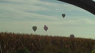 preview picture of video 'Creston, Iowa Balloon Days 9/19/09 Saturday Morning Flight'