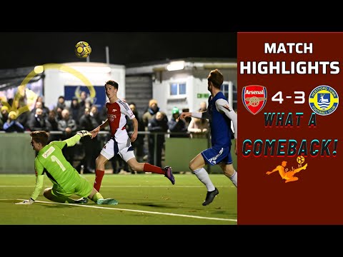 Highlights Arsenal Fc vs  Hertford Town | FA Youth Cup Thriller! ⚽ (4-3) What a Comeback!