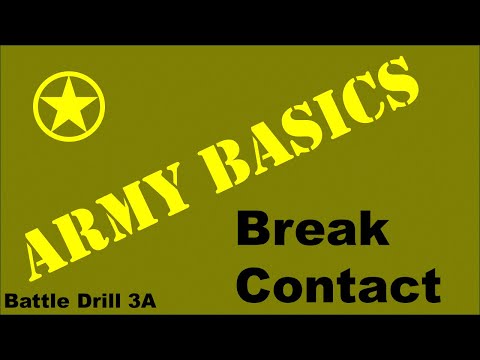 Break Contact: Battle Drill 3A [Army Basics]