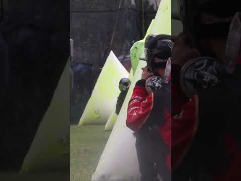 Coming thru the middle! #paintball #shorts