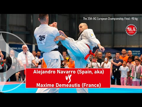 35th IKO EC, Final -90 Alejandro Navarro (Spain, aka) - Maxime Demeautis (France)