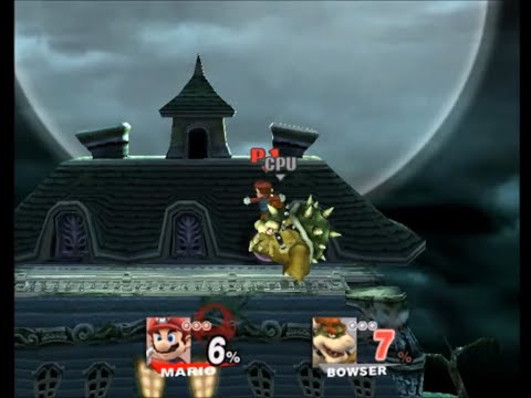 Super Smash Bros Brawl Mario vs. Bowser