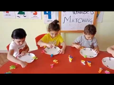 Learn Learn Learn the Alphabets. Varied ways to enjoy Alphabets learning @Tulip Nursery, Sharjah