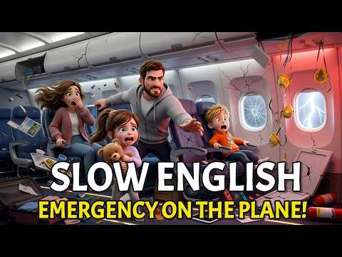 Terrifying Emergency on the Plane! | English Listening Story Compilation for Beginners (A1–A2 Level)