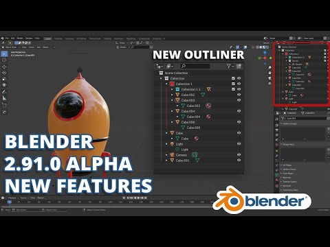 BLENDER 2.91.0 Alpha - OUTLINER UPDATES!