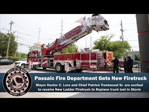 Passaic Fire Department Gets New Firetruck