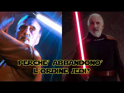Conte Dooku: ecco perché ha abbandonato l'Ordine Jedi