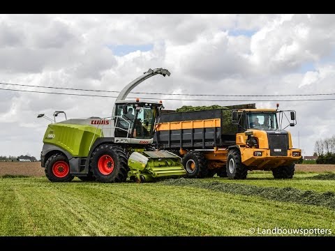 Snick Gras Hakselen 2014 Claas Jaguar 960