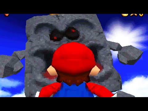 Super Mario 64 DS - 100% Walkthrough - Course 2 Whomp's Fortress