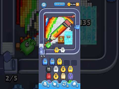 Pixel Flow Level 2611 Walkthrough