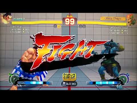 SSF4 AE:2012 o wa re jp (Honda) vs Smokeless Dead (Dhalsim)