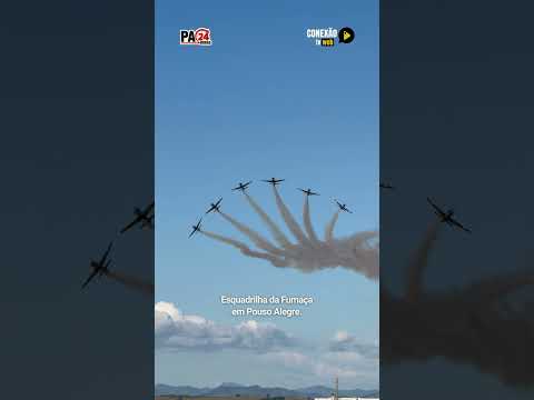 Apresentação da Esquadrilha da Fumaça em Pouso Alegre. (29/03/26)