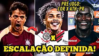 🔥 CORINTHIANS X ATHLETICO-PR: VEJA A PROVÁVEL ESCALAÇÃO DO TIMÃO E AS ÚLTIMAS INFORMAÇÕES!