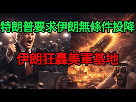 【突發】特朗普狂言要求無條件投降！伊朗怒砸「兩噸彈頭」狂轟美軍基地，這場極限消耗戰徹底扒光霸權底褲！#麥子說事 #時事熱點 #時事評論